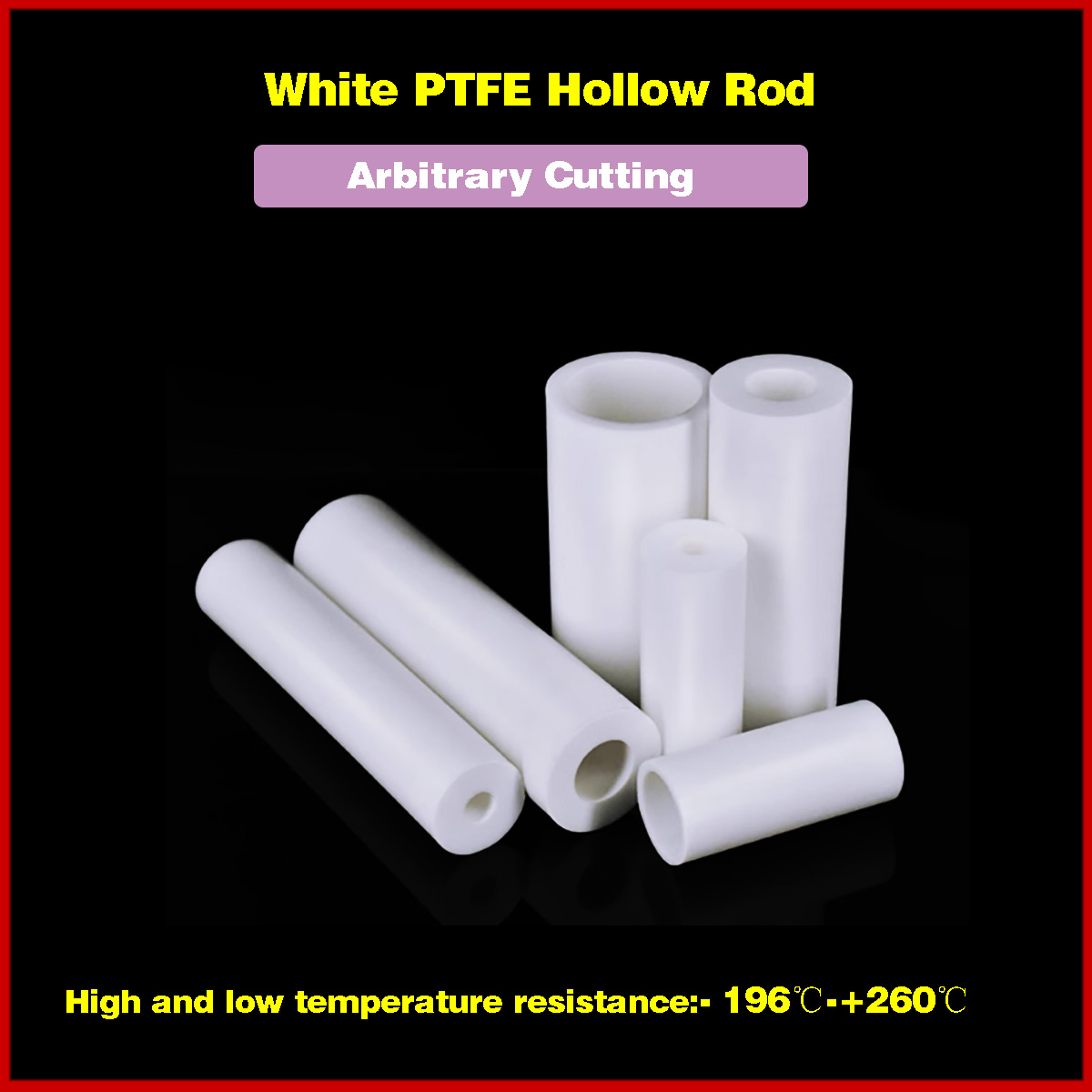 Ptfe Tube - 1Pcs ID 5-20mm 흰색 PTFE 튜브