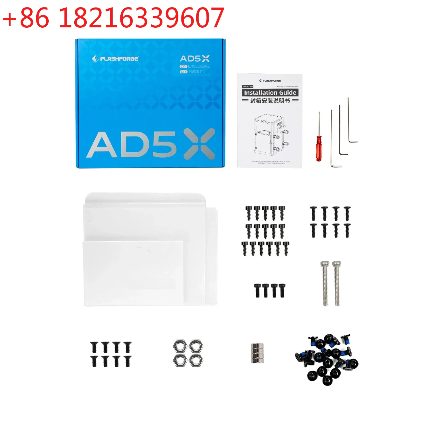 Enclosure 3D Printer - FLASHFORGE AD5X용 인클로저 키트 AD5X 3D