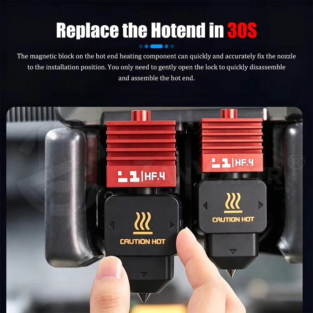 DLC 코팅 처리된 고강도 강철 노즐과 통합형 고유량  - Hotend Assembly 리뷰 및 가격