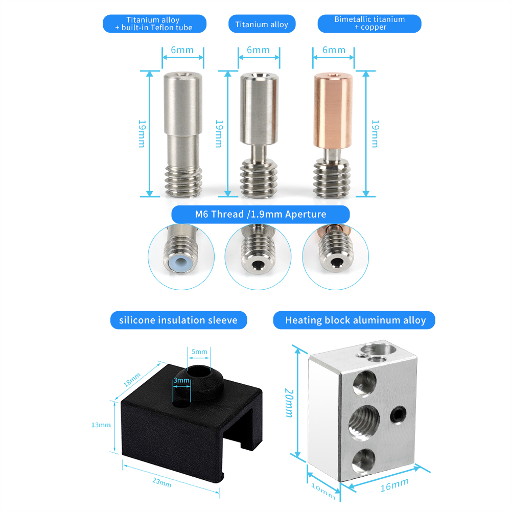 엔더-3 S1 고온 블록 키트 스프라이트 압출기 핫엔드 - Hotend Assembly 리뷰 및 가격