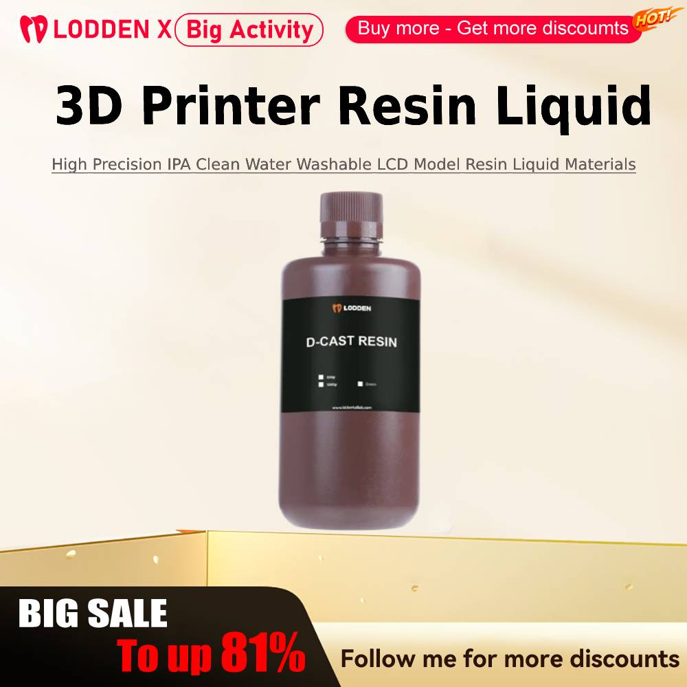 Lodden 3D 프린터 수지 액체 385/405nm  - Resin Printer 리뷰 및 가격