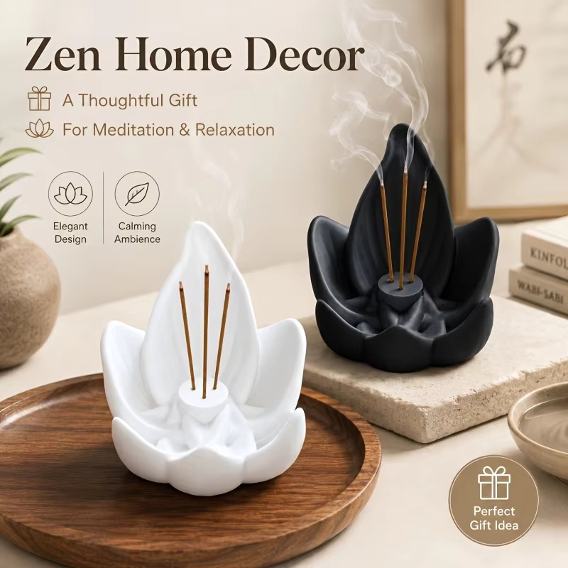 중국풍 젠 스타일 연꽃 향로 3구 플라스틱 연꽃 향로  - 3D Printer Stand 리뷰 및 가격