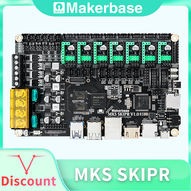 Makerbase MKS SKIPR 3D 프린터 보드, - Mks Sgen 리뷰 및 가격