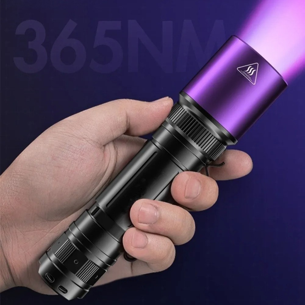365nm 고출력 UV 손전등 블랙 미러 퍼플 램프 감 - Uv Resin 리뷰 및 가격