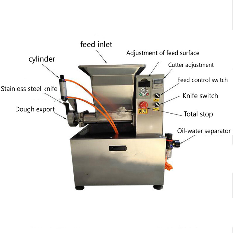상업용 자동 반죽 분배기 찐빵 반죽 압출기 반죽 기계  - Extruder 리뷰 및 가격