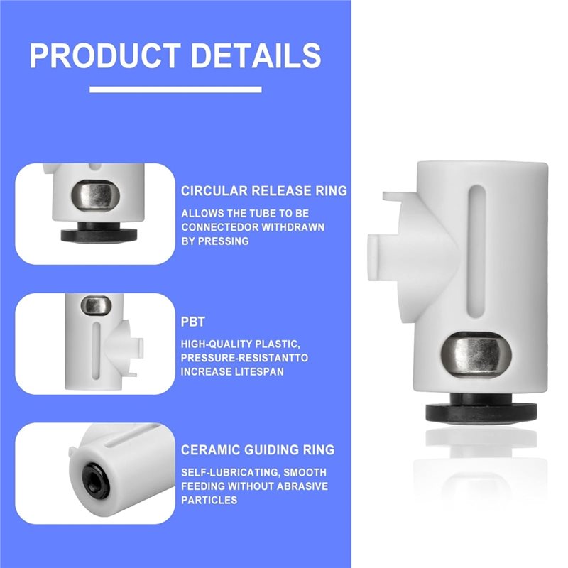 B62B-PTFE 튜브 커넥터(3팩), Bambu La - Ptfe Tube 리뷰 및 가격